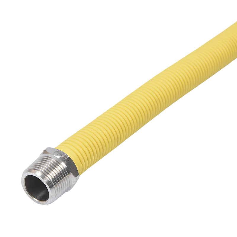 304 Stainless Steel Flexible Corrugated PVC Tube