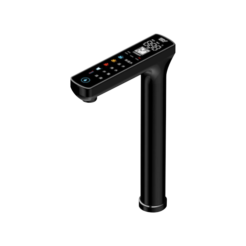 Black 304 Stainless steel smart touch faucet